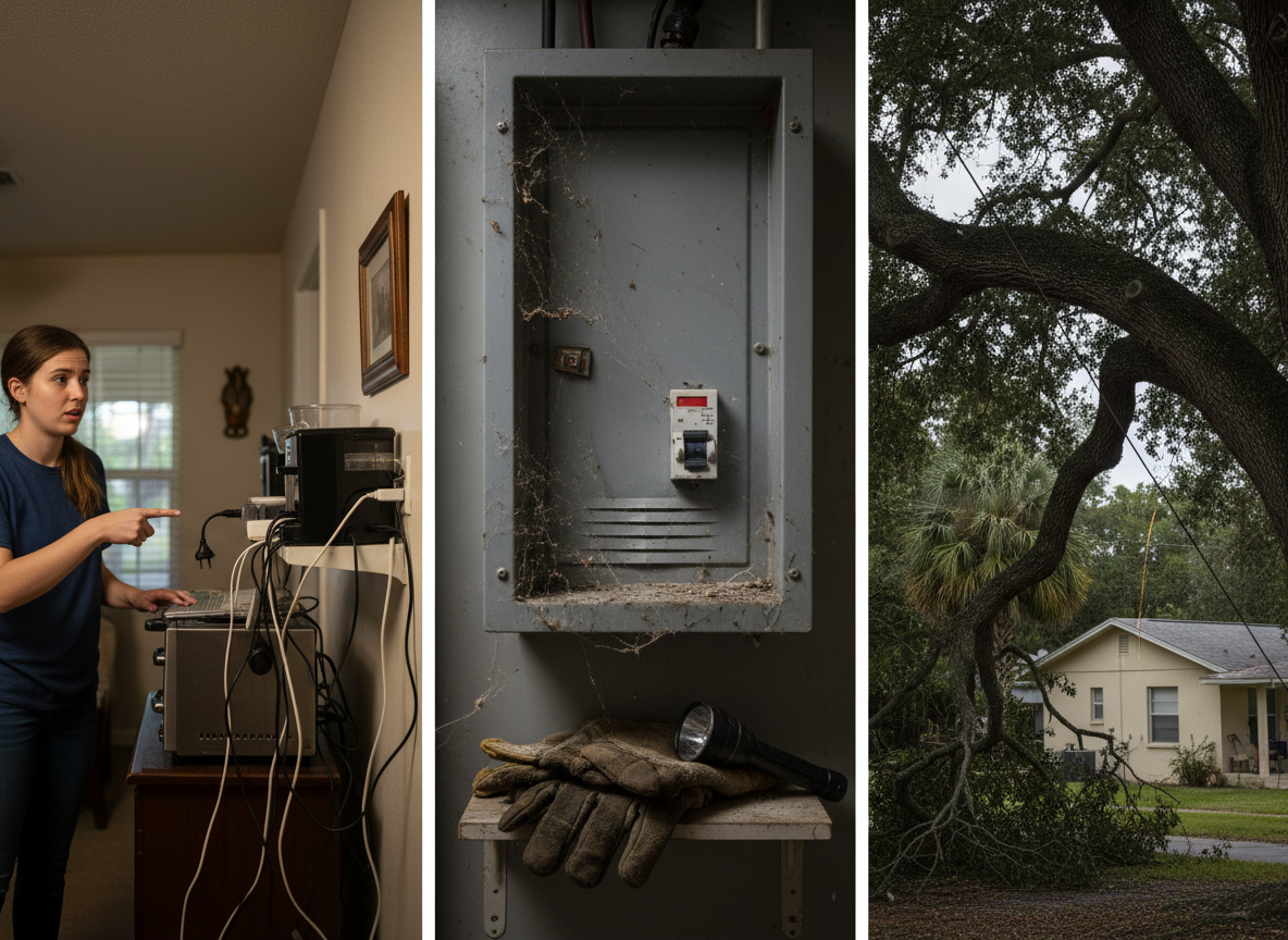 Partial Power Outage Repair in DeBary, Florida -, FL 32713