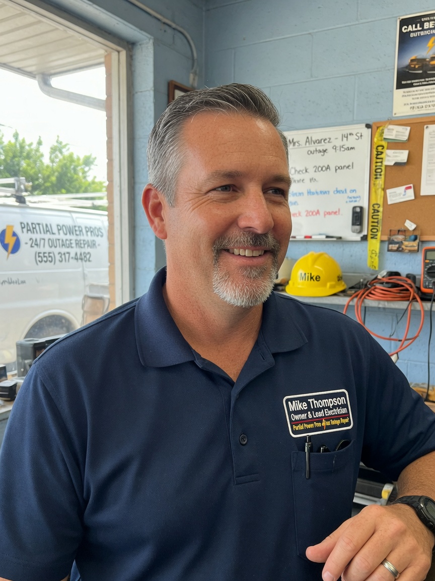 Michael 'Mike' Thompson, Owner & Lead Electrician
